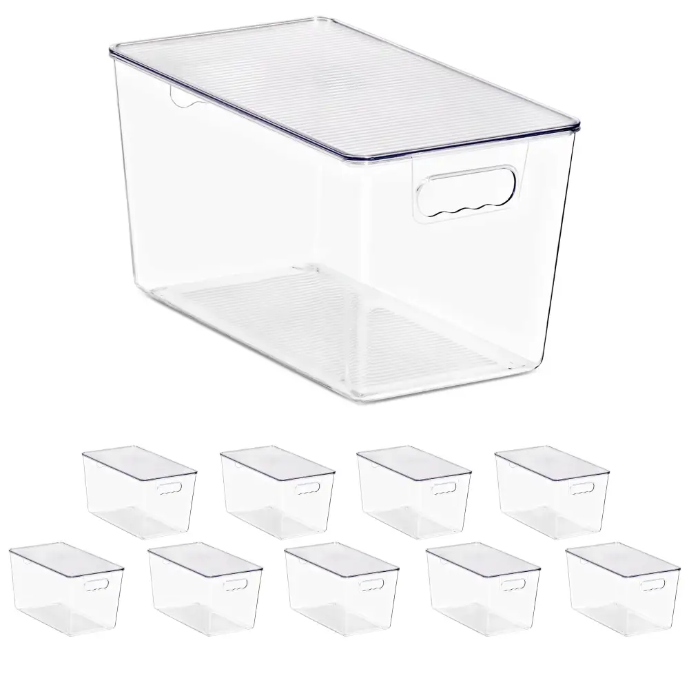 Clear Storage Bins With Lids And Handles