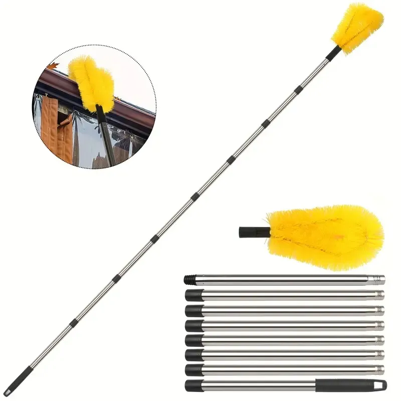 11-Foot Telescopic Rainwater Trough Telescopic Cleaning Rod