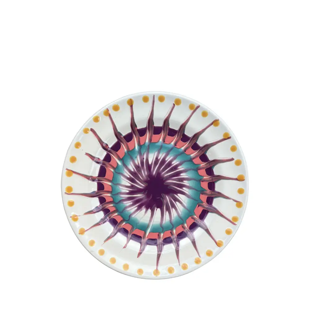 Summer-Inspired Ceramic Dessert And Side Plate