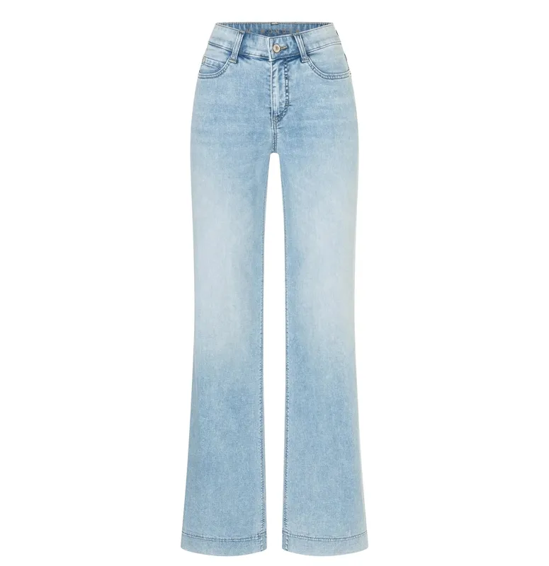 Cotton Denim Straight Leg Top