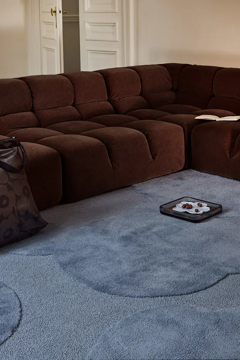 Wool Tufted Shag Balanced Area Rug