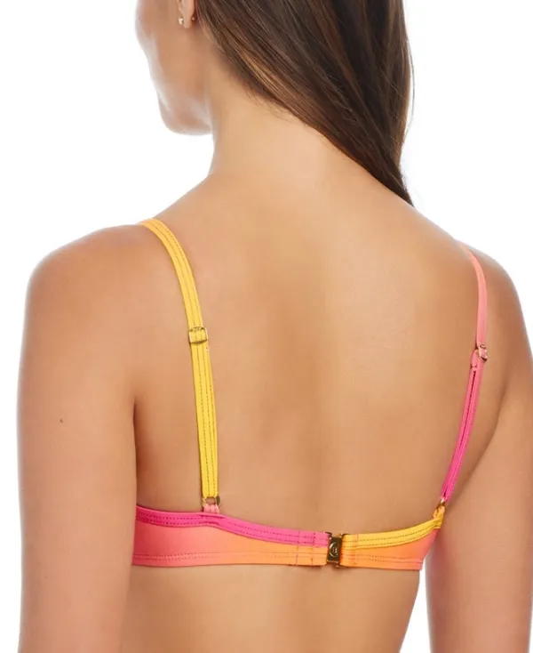 Nylon Sweetheart Twist Front Bikini Top