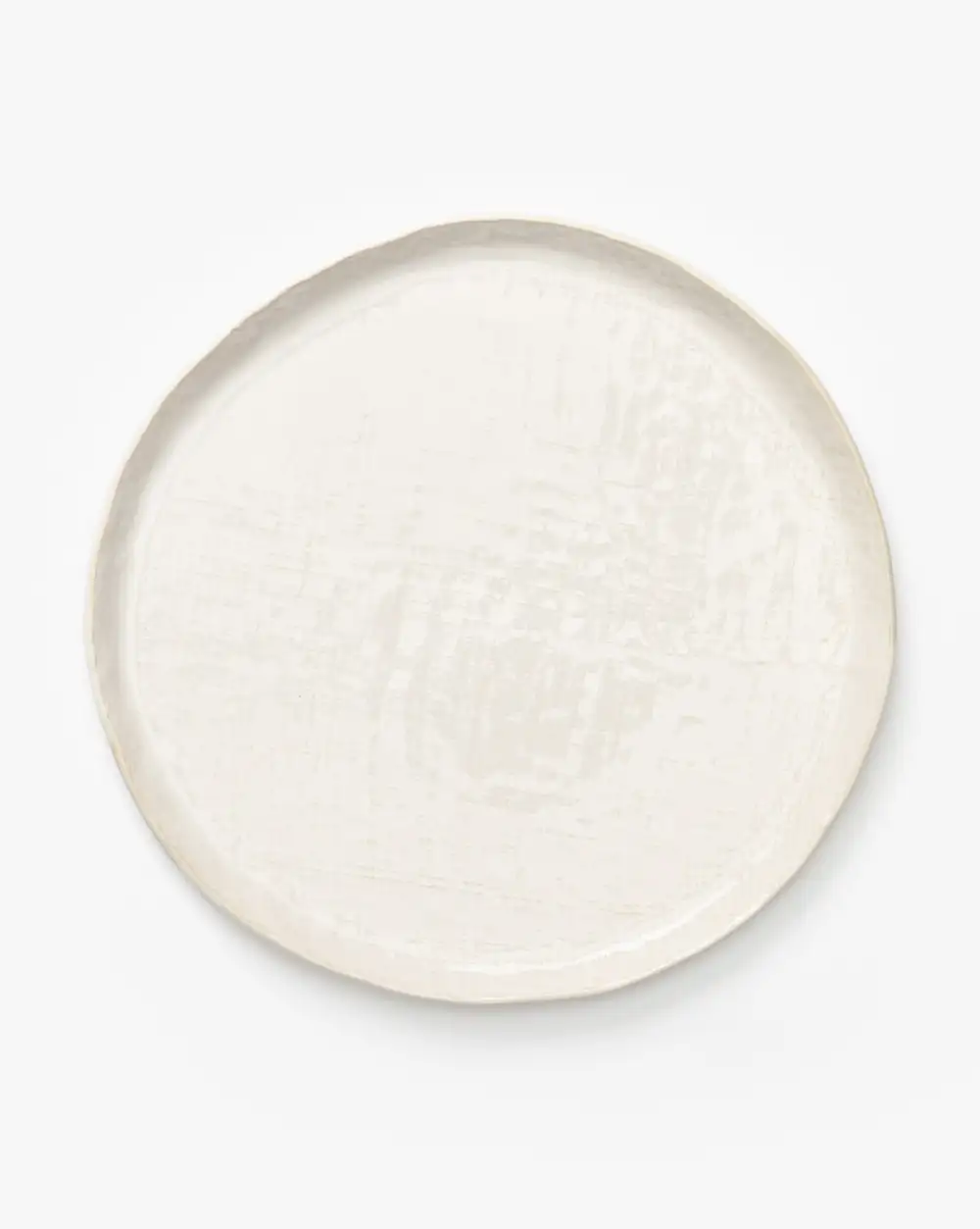Textured Ceramic Dinner Plate Set
