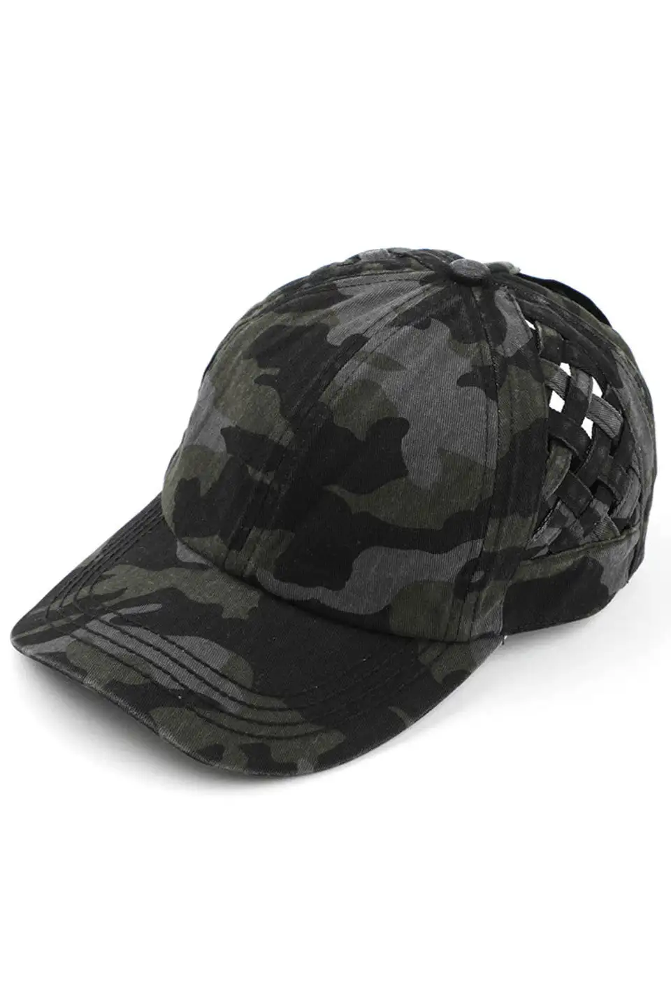 Weavon Basket Criss-cross Ponycap