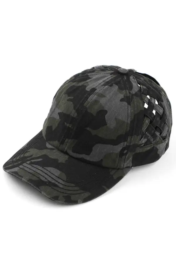 Weavon Basket Criss-cross Ponycap