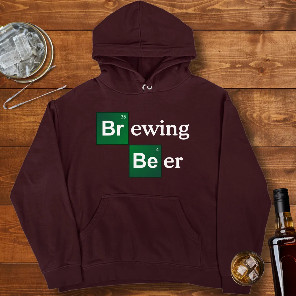 Brewing Beer Graphic Pullover Hoodie