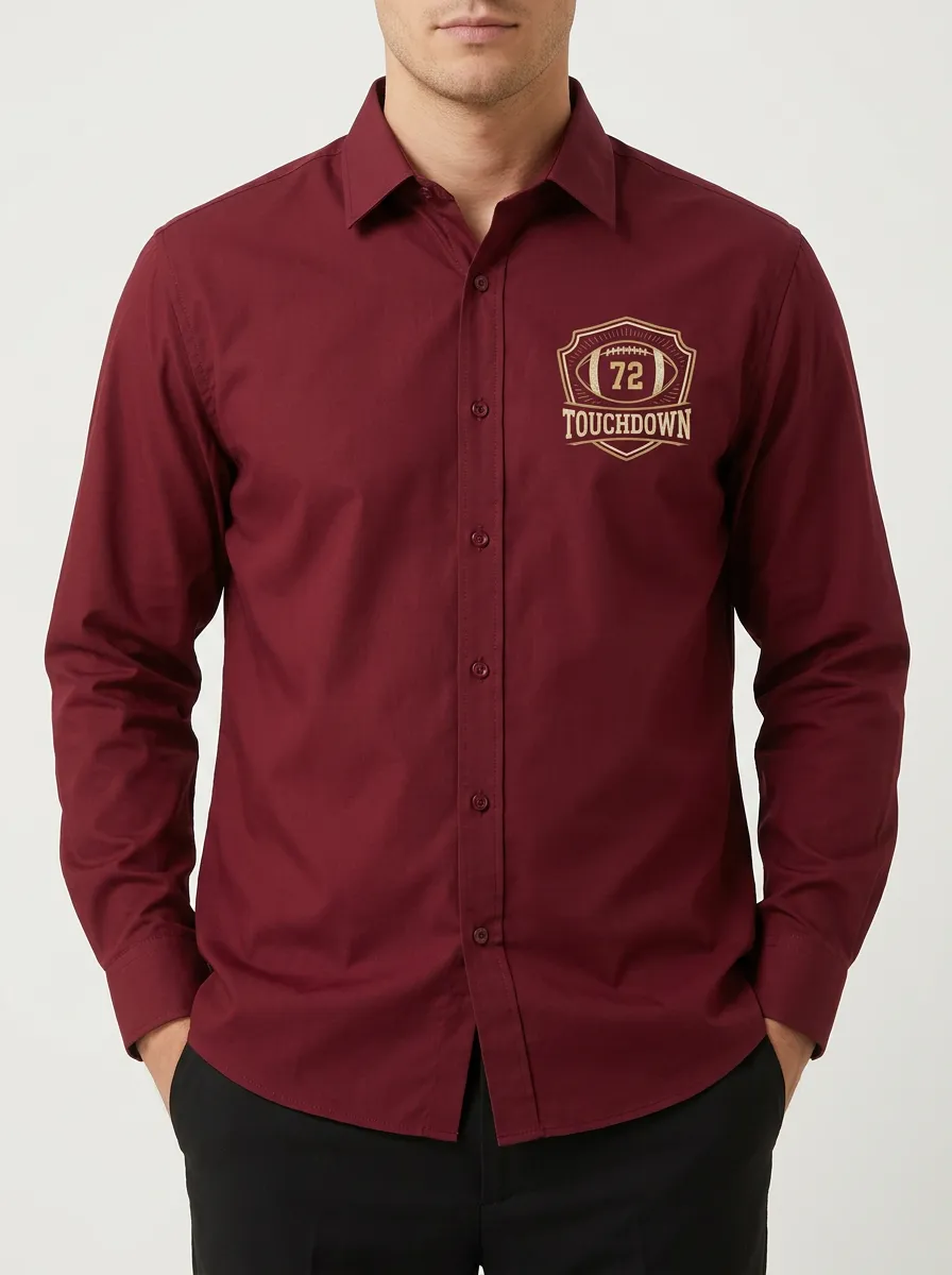 Football Graphic Casual Shirt