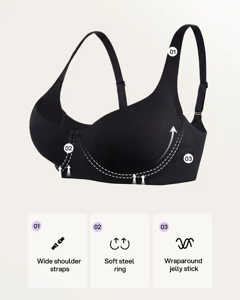 Bare-Edge™ Unlined Demi Bra with Jelly Gel