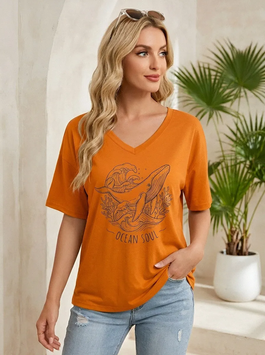 Ocean Soul Whale T-Shirt Classic