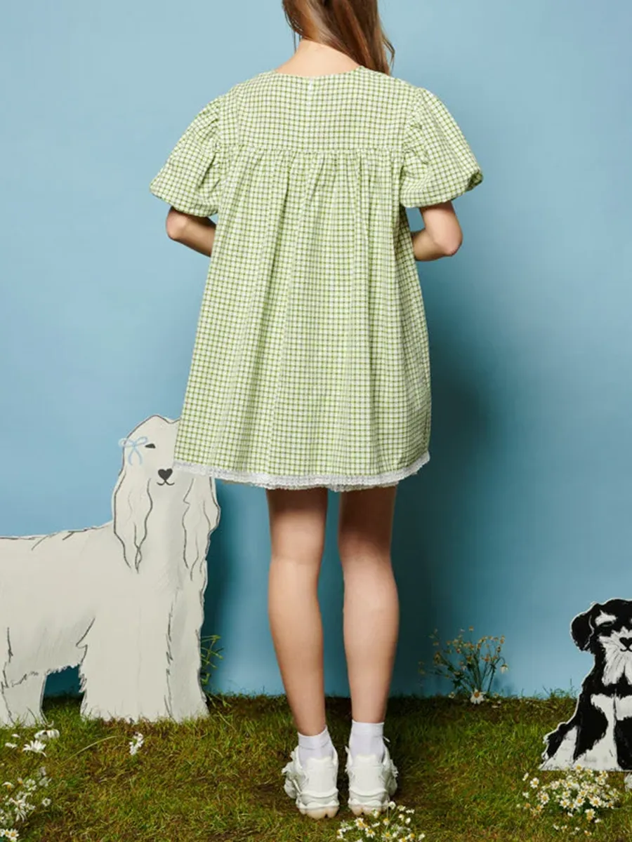 Gingham Mini Dress