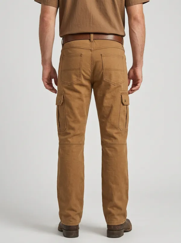 Men's Snap Flap Cargo Pocket Work Pants