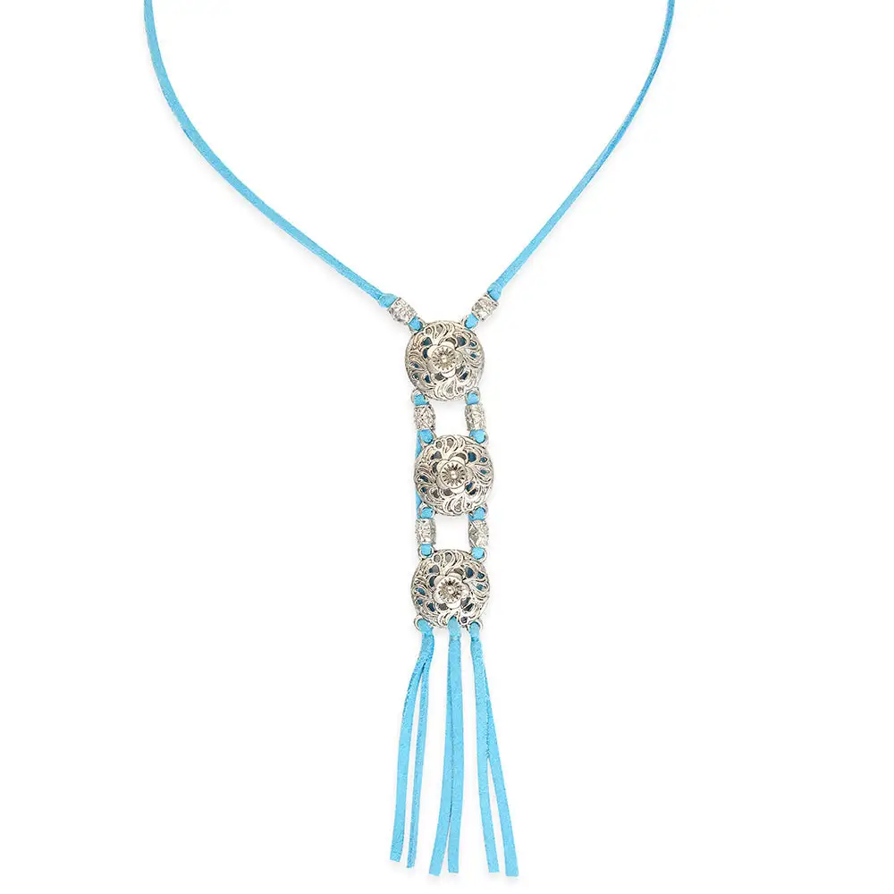 Detailed Floral Pendant Necklace