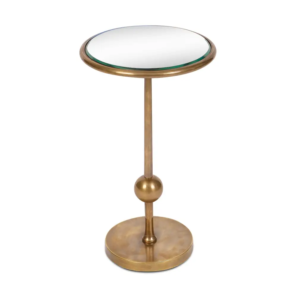 Distinctive Mirrored Drinks Table
