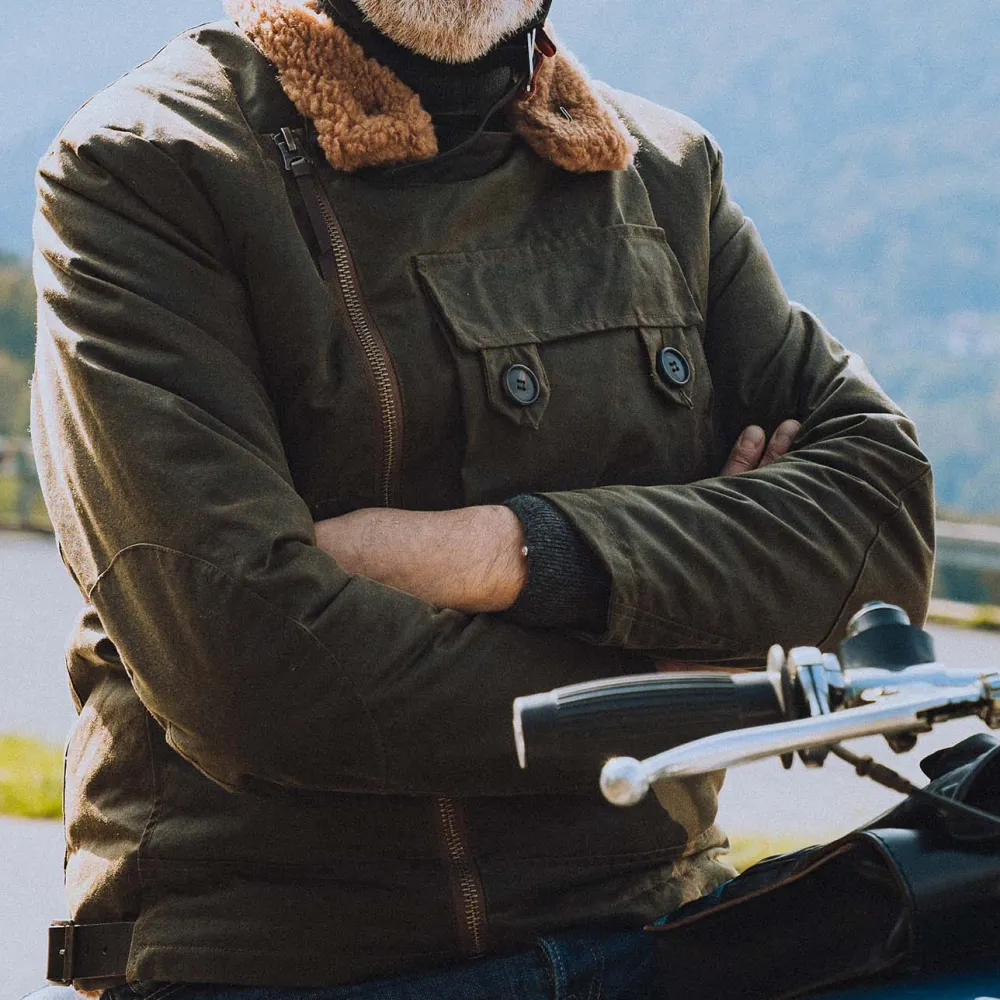 Easy Carry Canvas Waxed Canvas Men's Casual Jacket
