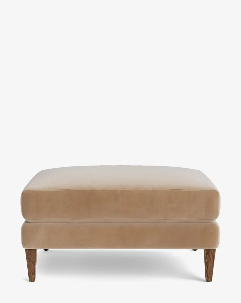 Modern Oak Ottoman