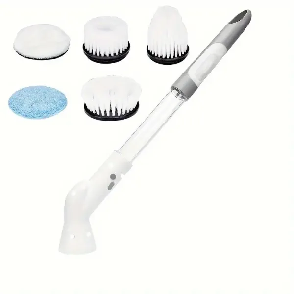 5Pcs Cordless Electric Rotary Powerful Scrubber