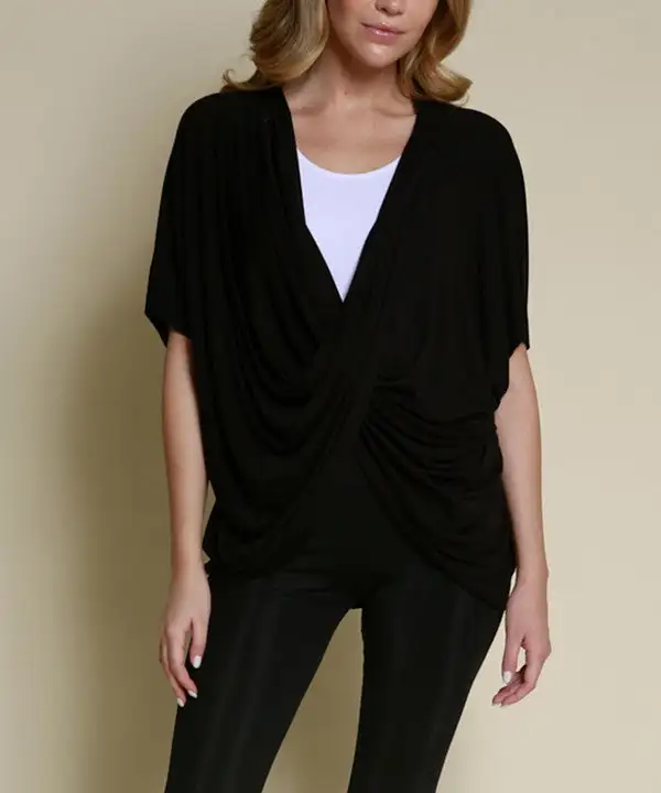 Bamboo One Size Wrap Top Cardigan