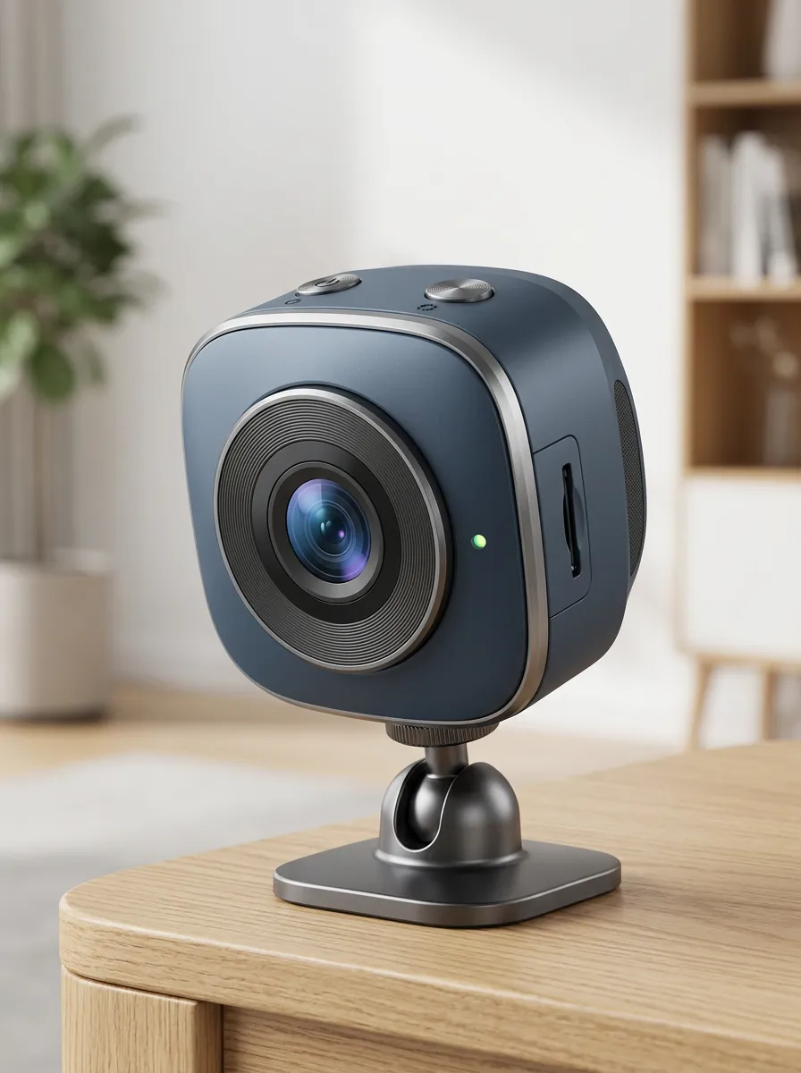 Wide-Angle Wireless Compact Mini Security Camera