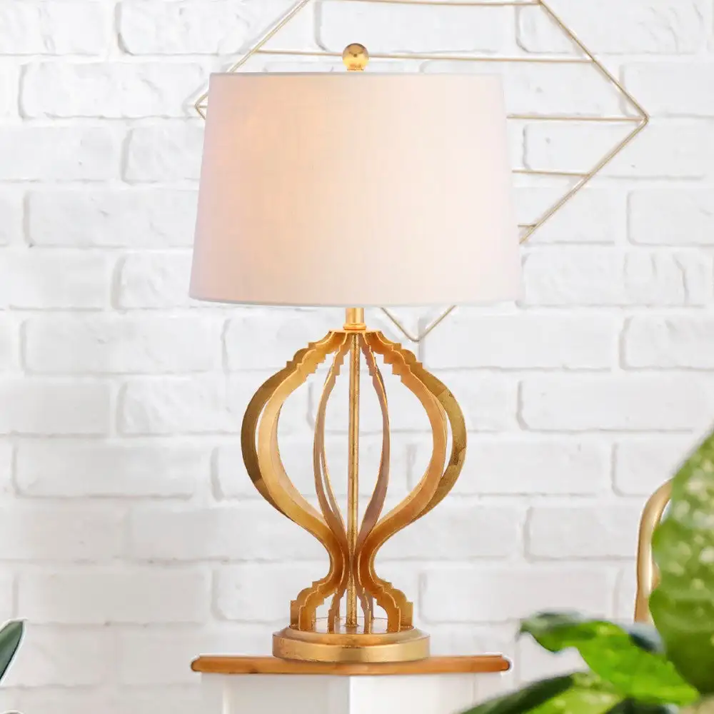 Metal Trellis LED Table Lamp