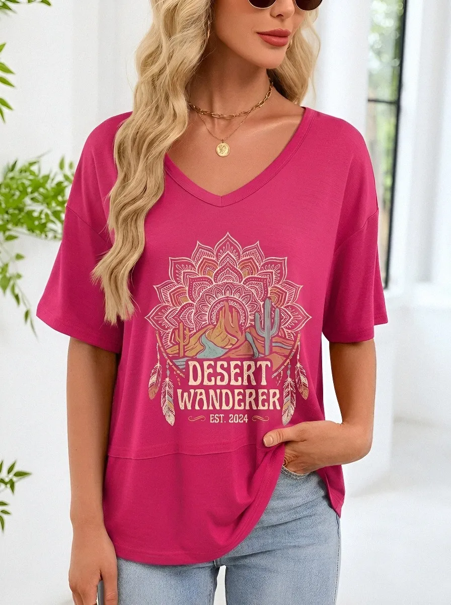Desert Wanderer Mandala T-Shirt