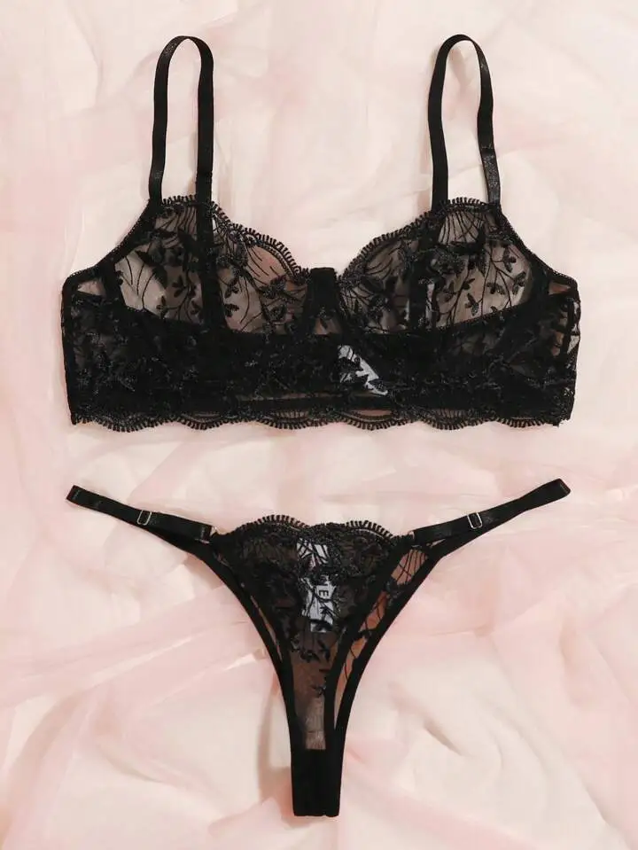 Through Lingerie Set