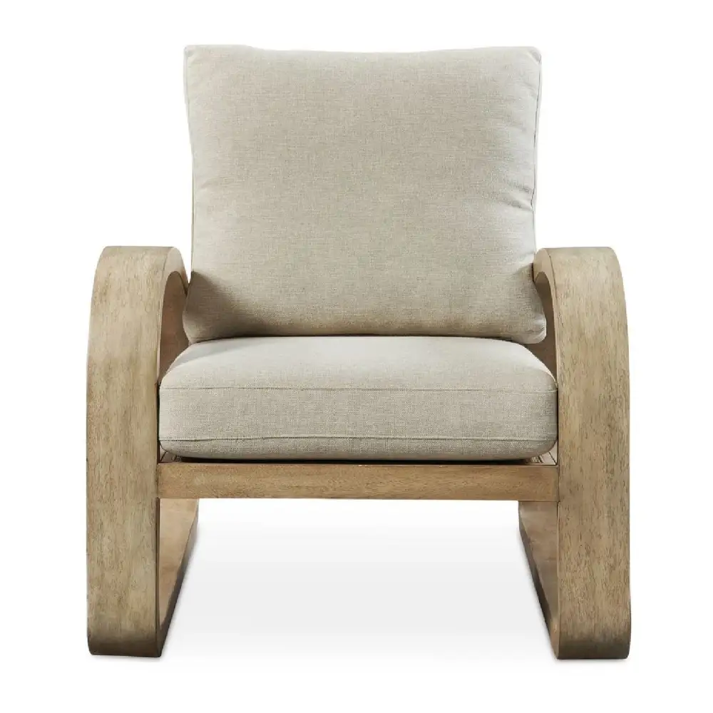 Mango Wood Framed Accent Chair