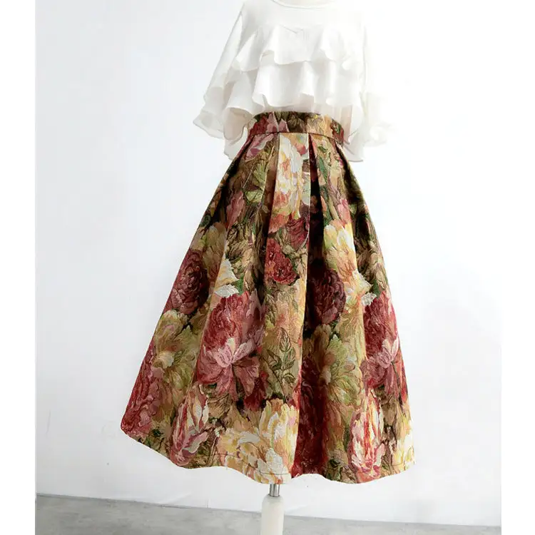 Everyday Market Flared Floral Skirt