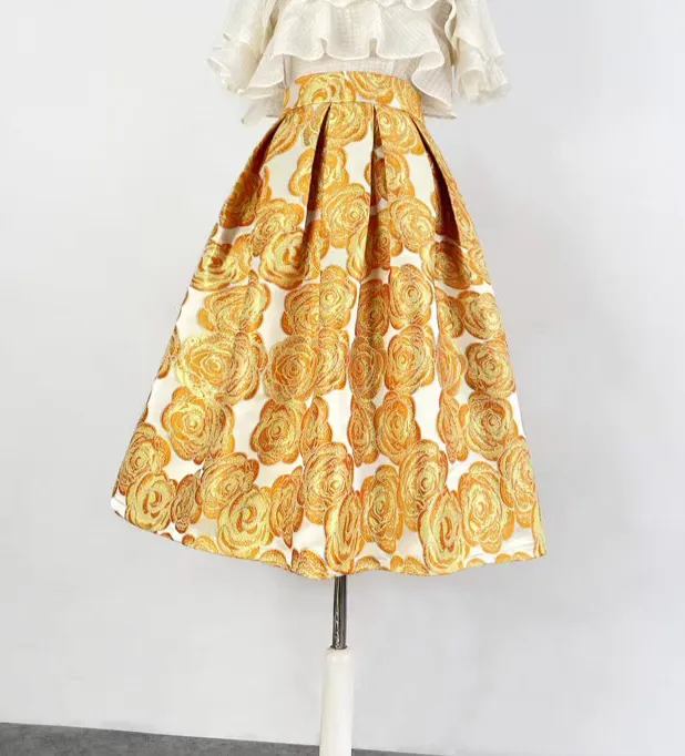 Graceful Promenade Everyday Casual Skirt