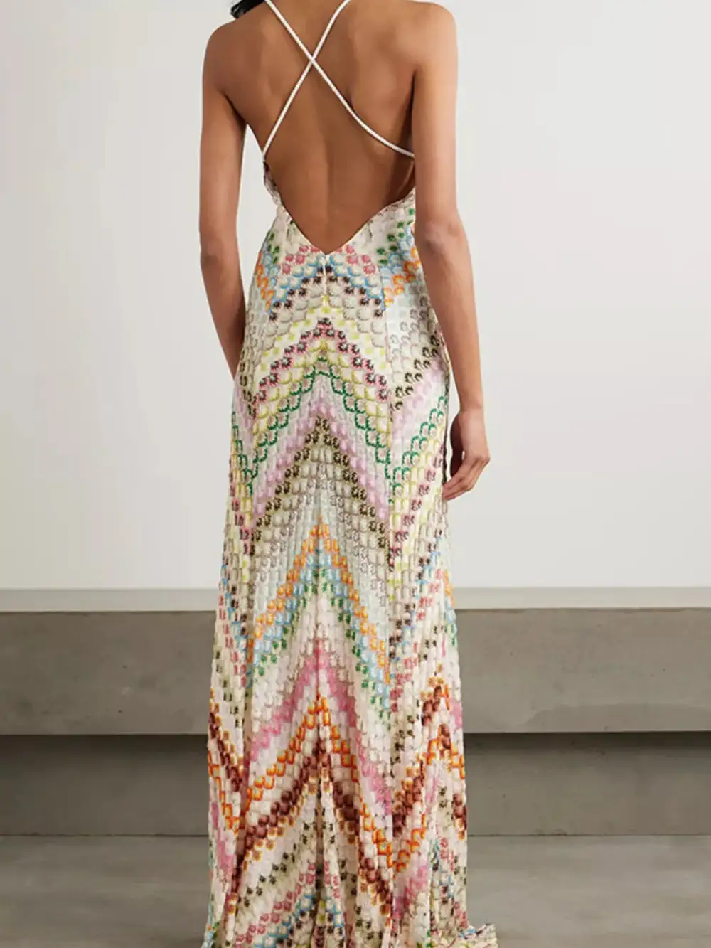 Classic Spaghetti-Strap Maxi Dress