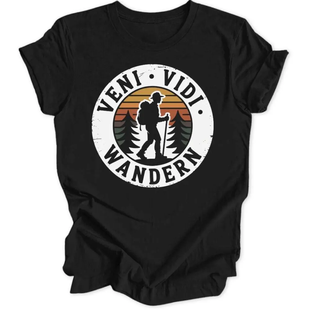 Veni Vidi Hiking Unisex T-Shirt