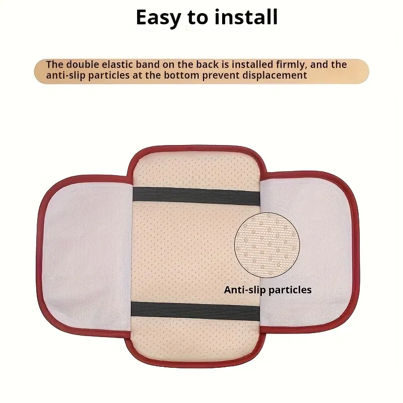 Quilted Leather Armrest Cover