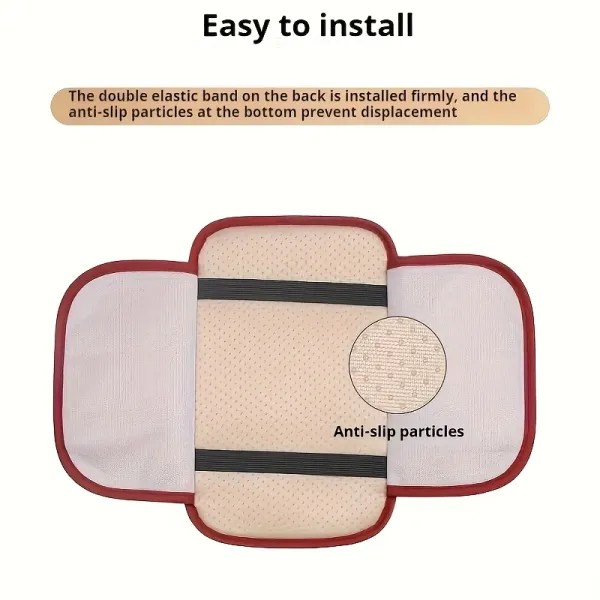 Quilted Leather Armrest Cover