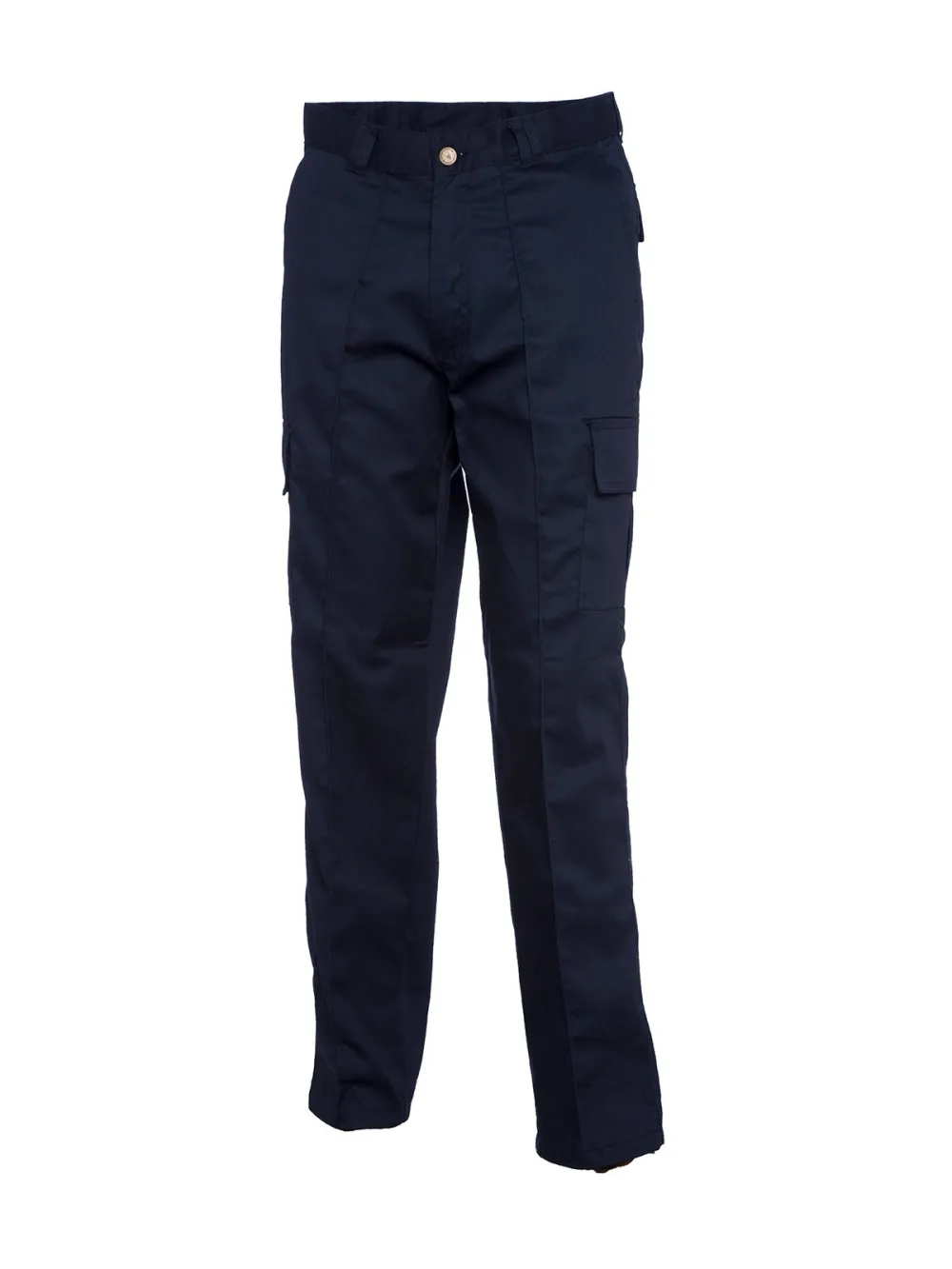 Unisex Workwear Flat Front Cargo Trousers