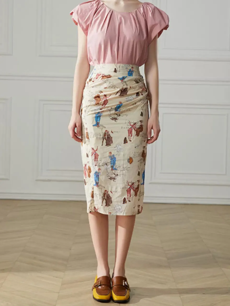 Refined Everyday Everyday Casual Cotton Skirt
