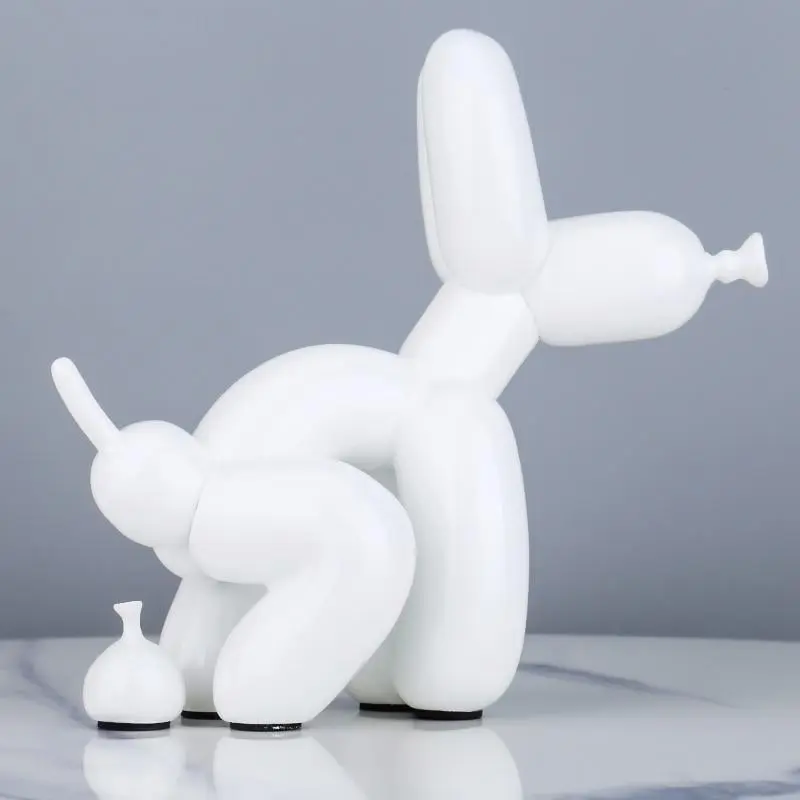 Colorful Dog Accent Sculpture