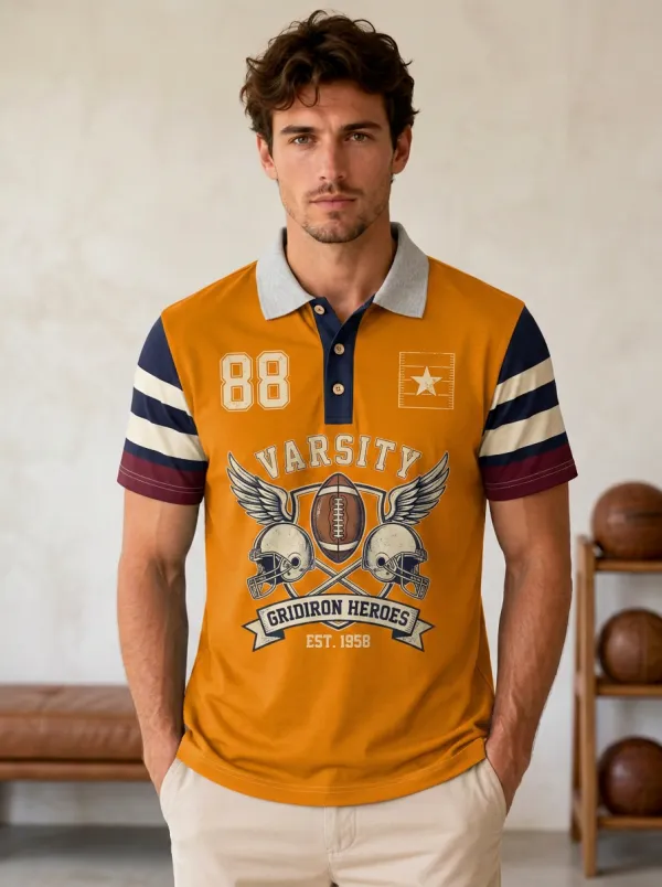 Men's Gridiron Heroes Polo Shirt
