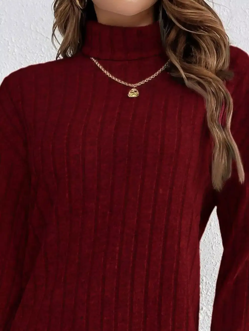 Ribbed Long Sleeve Mini Dress