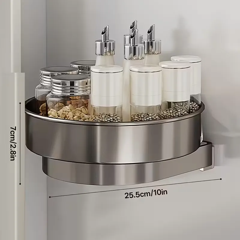 Wall-Mounted Corner Storage Rack