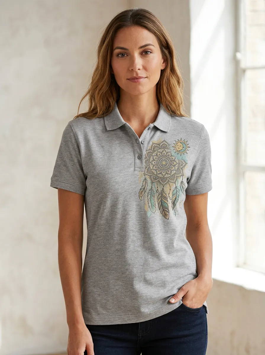Bohemian Mandala Dreamcatcher Casual Shirt