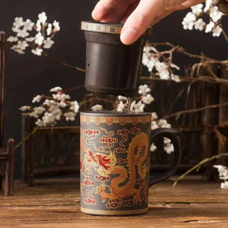 Yixing Dragon Drinkware Set