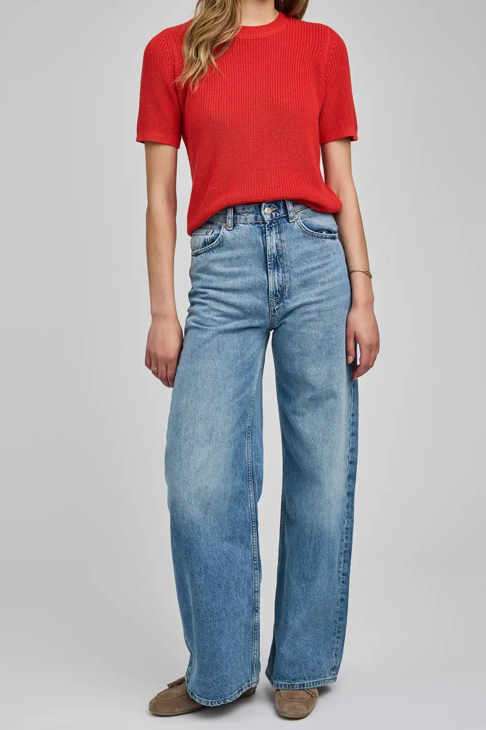 Ribbed Relaxed Lightweight Soft Top