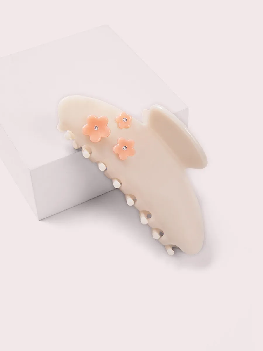 Floral Decor Hair Claw