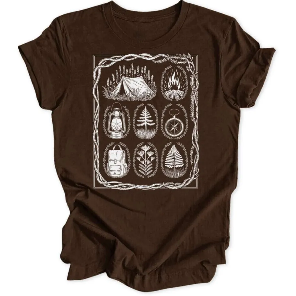 Botanical Camping Unisex T-Shirt