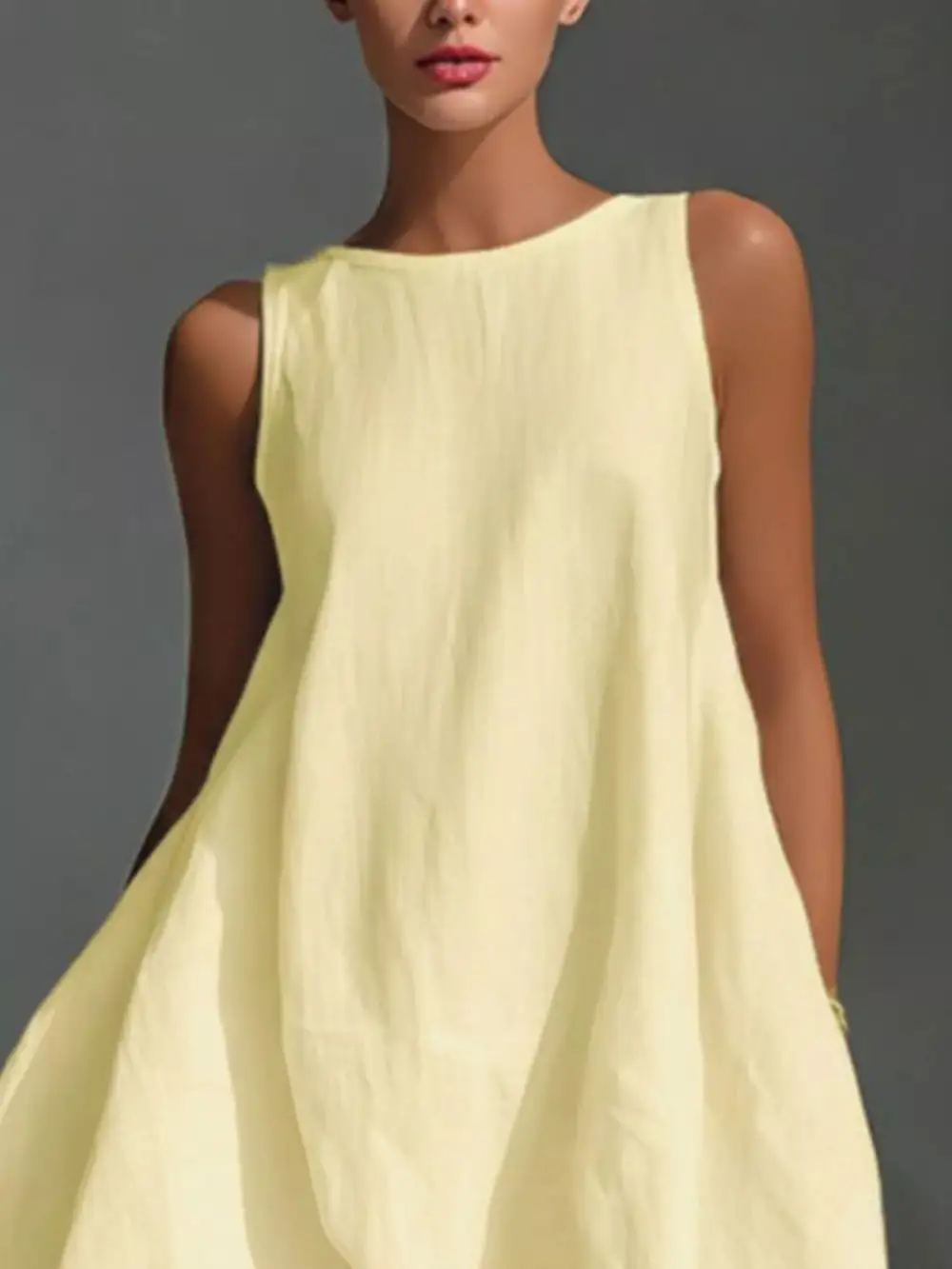 Versatile Sleeveless Casual Dress