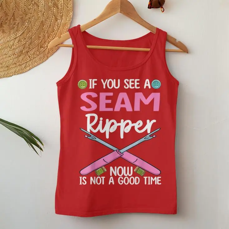 Quilting For Quilter Seamstress Fabric Sewing Women Tank Top