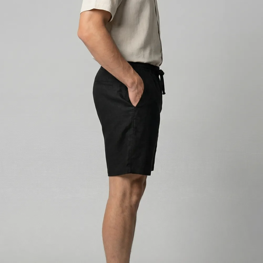 Workday Linen Shorts