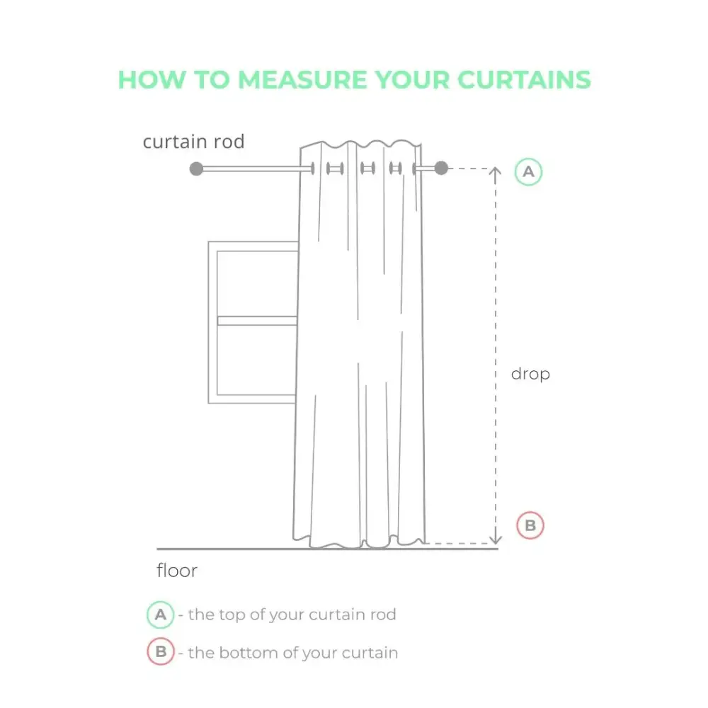 Eyelet Lined Linen Curtain Panel