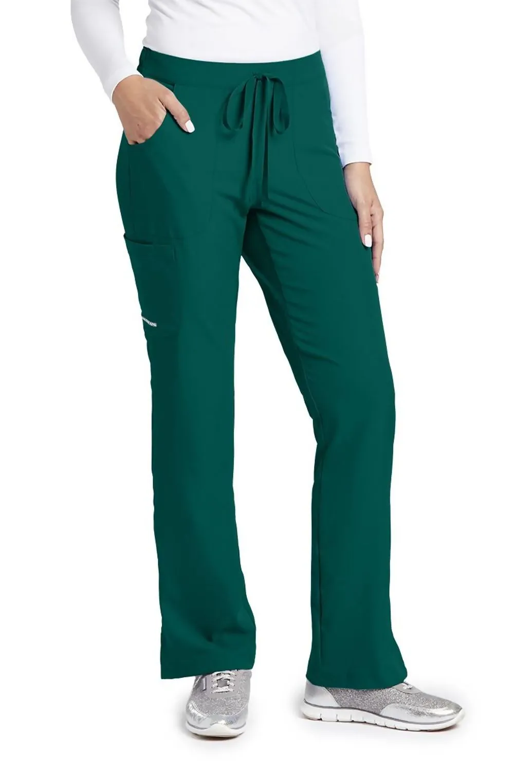 Women's Flat Front Beauty Healthcare Scrub Trousers