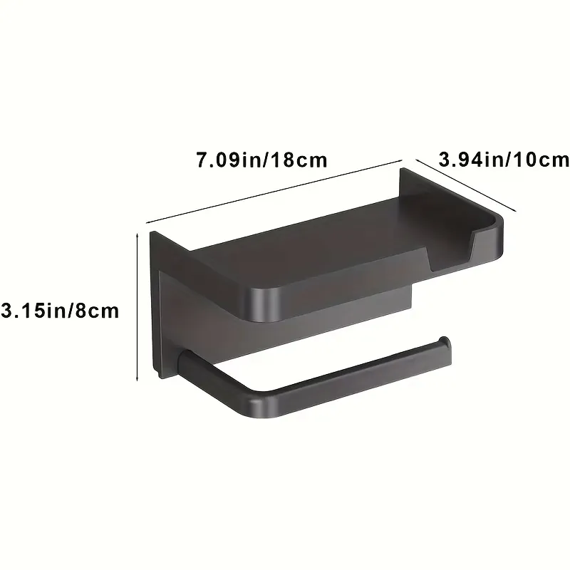 Wall-Mounted Toilet Paper Holder