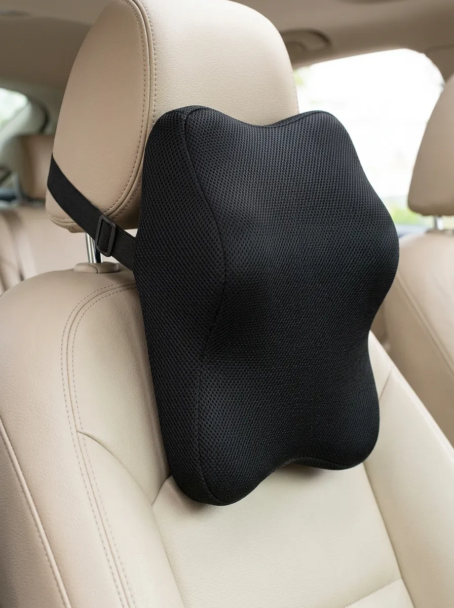 Ergonomic Mesh Car Support Pillow